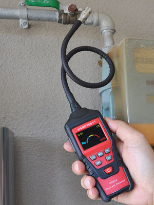 détecteur de fuite futé du gaz 1000ppm, détecteur de fuite de gaz de HT61 Digital