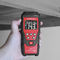 Mètre en bois noir et rouge d'humidité de Digital, Pin Moisture Meter For Wood